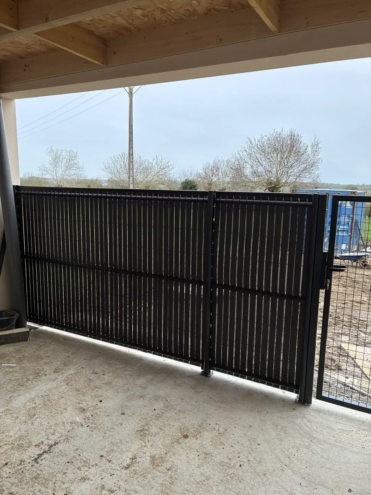 Portillon vu de l'intérieur