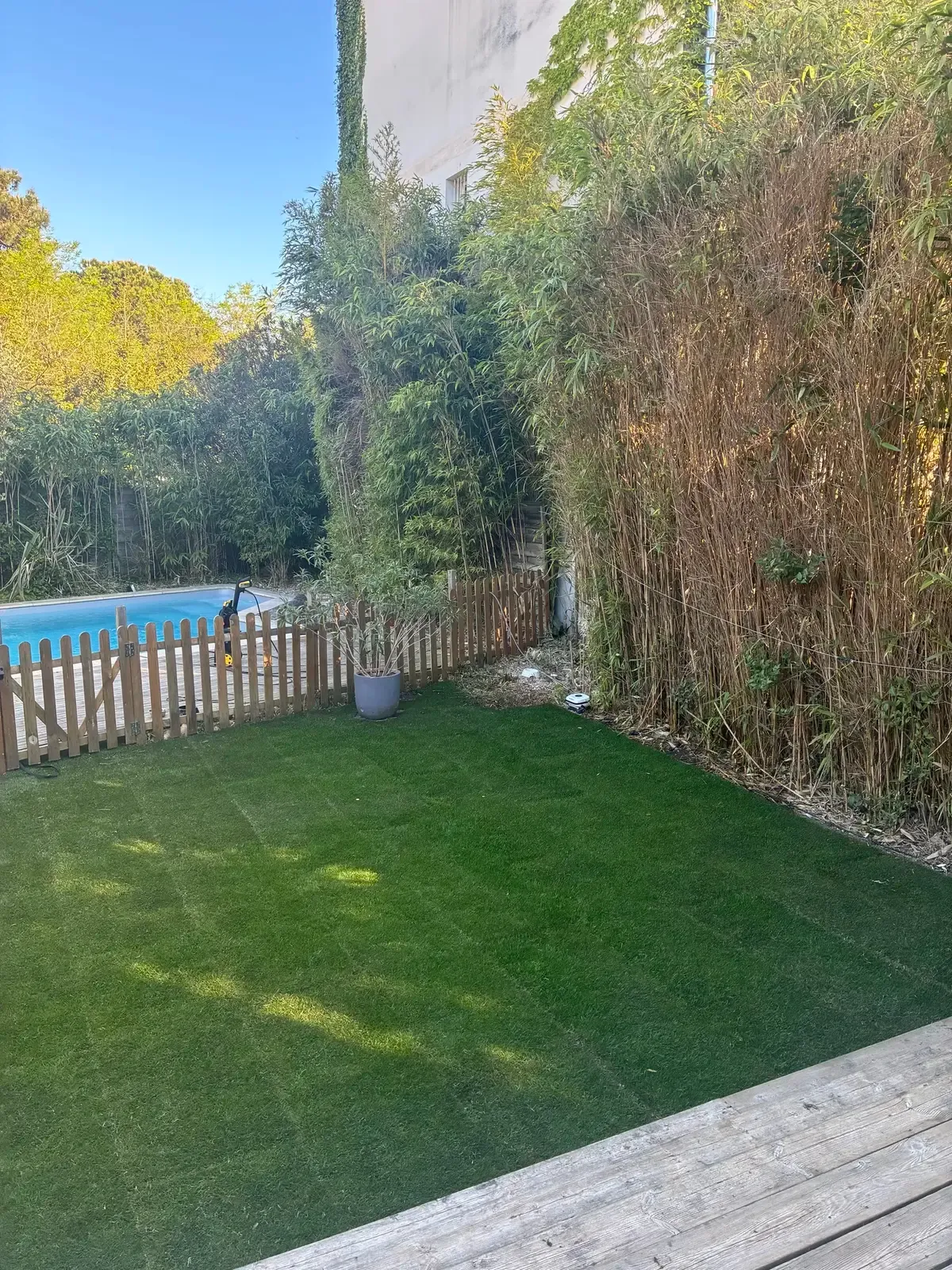 Jardin après travaux