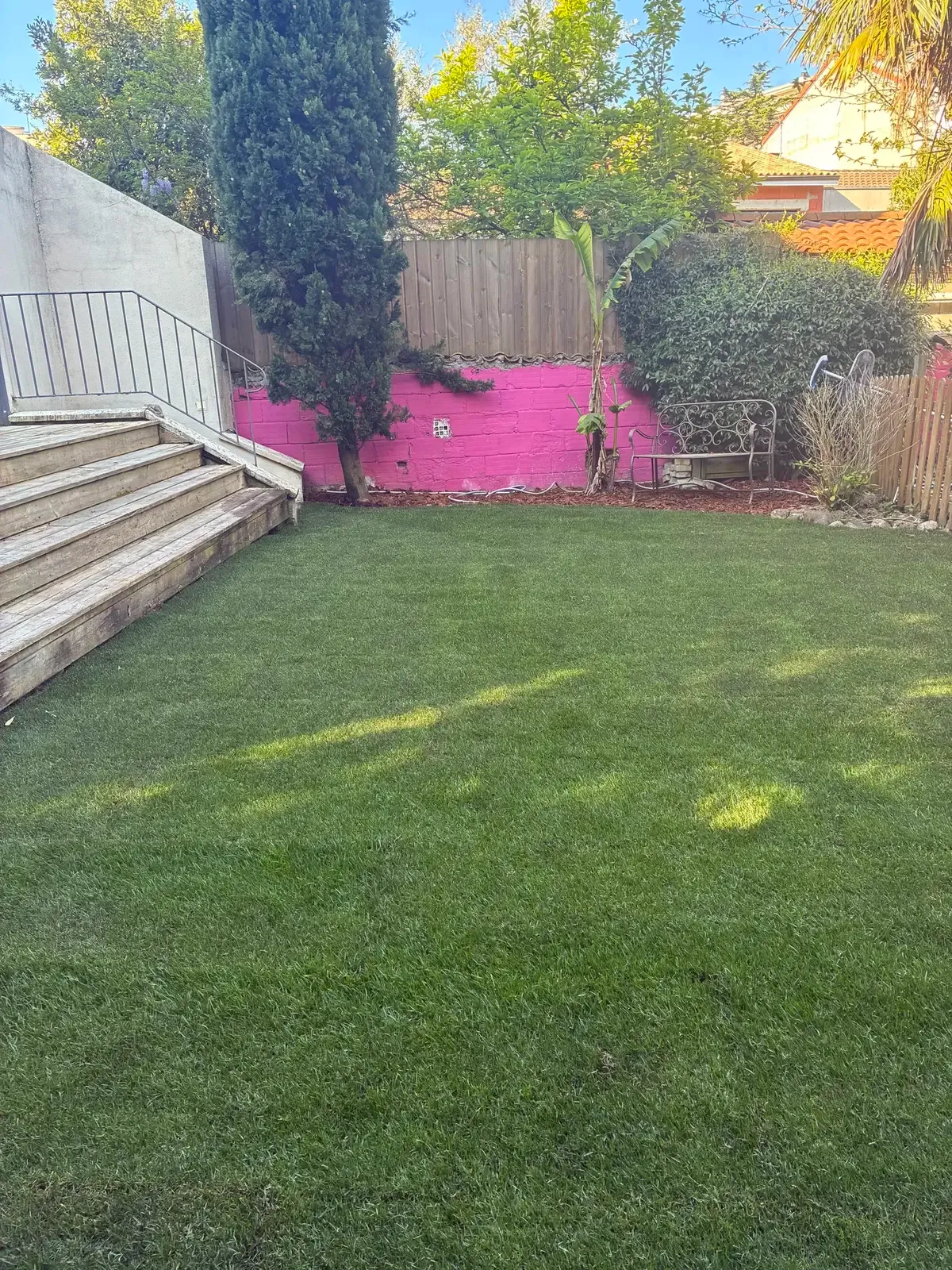 Jardin après travaux