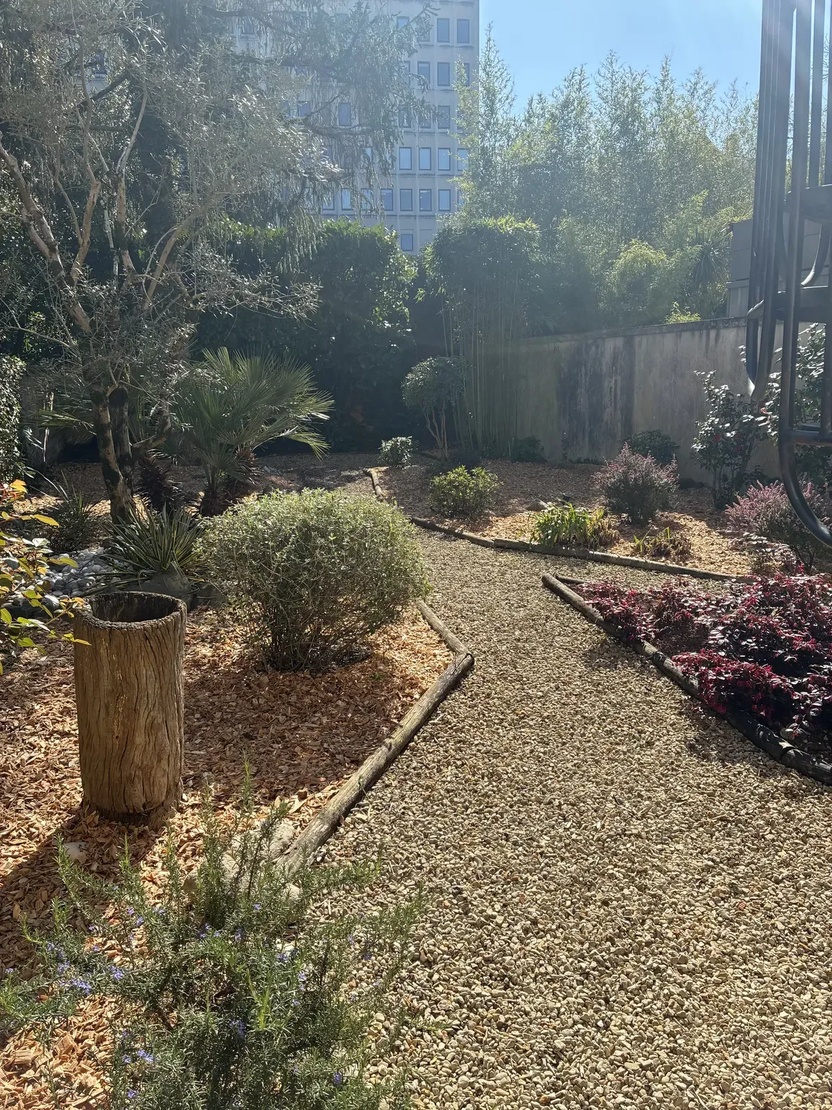 Jardin restauré — vue 2